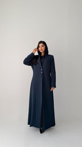 بليزر نص كلوش تركواز