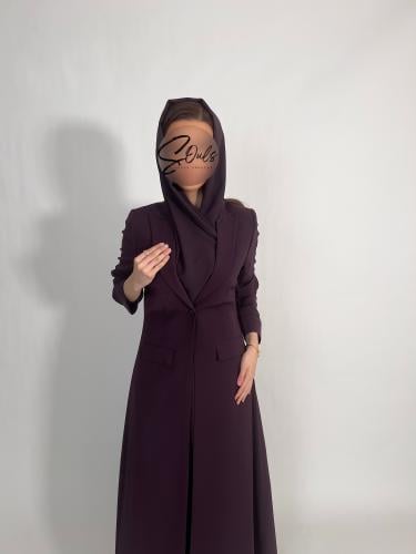 بليزر رسمي بنفسجي غامق