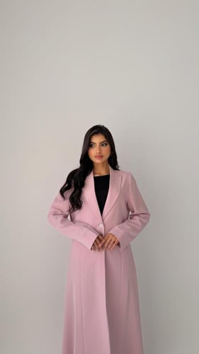 بليزر نص كلوش وردي