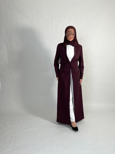 بليزر رسمي عنابي