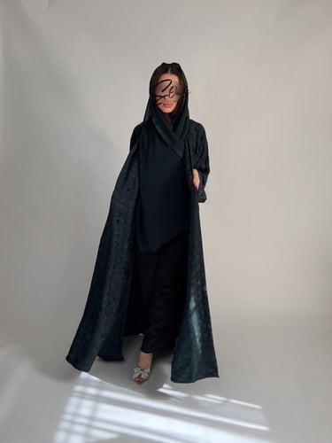 عبايه جاكار أخضر