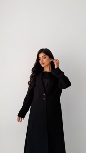 بليزر نص كلوش أسود