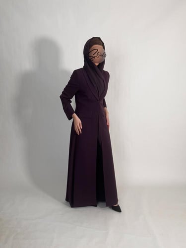 بليزر رسمي بنفسجي غامق