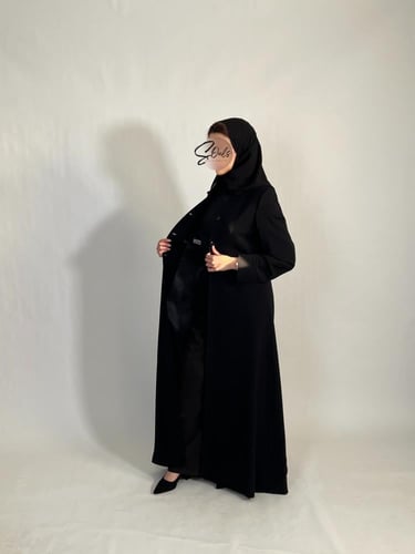 بليزر بأزرار أماميه أسود