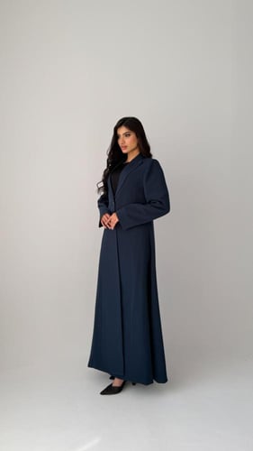 بليزر نص كلوش تركواز