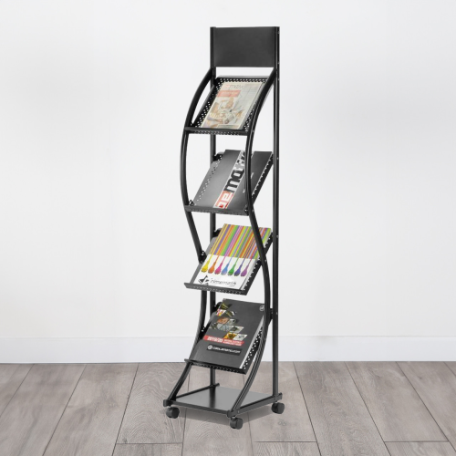 حامل مجلات من الفولاذ المقاوم للصدأ Stainless Stee...