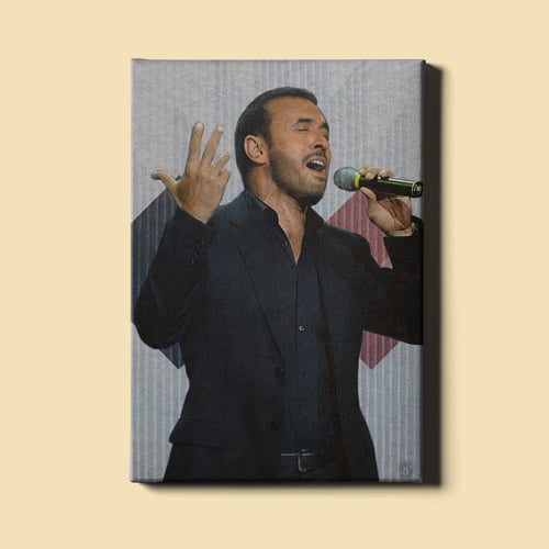 لوحة | قولي أحبك - كاظم الساهر