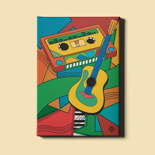 لوحة رسم | بطابع موسيقي