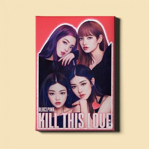 لوحة | بلاك بينك - black pink - kill this love