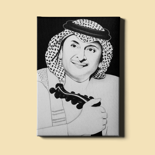 لوحة رسم | عبدالمجيد عبدالله - رسالة حب