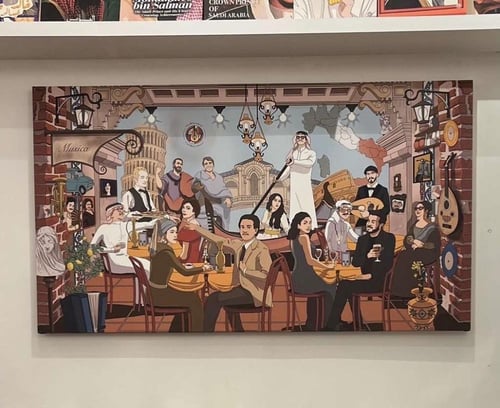 لوحة رسم | العشاء الأخير