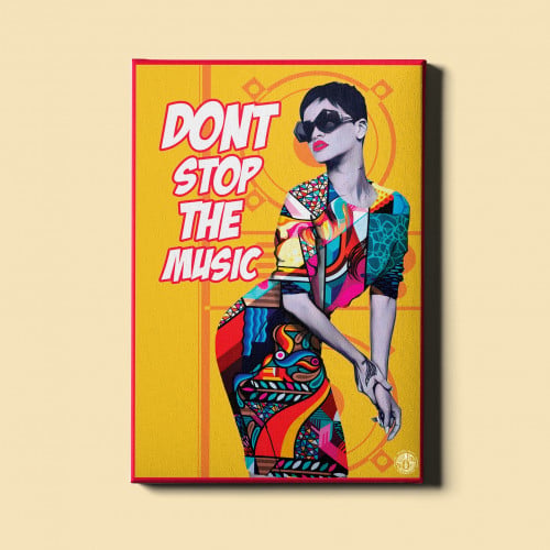 لوحة | ريهانا don't stop the music rihanna