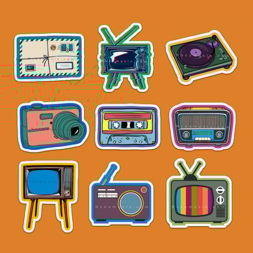 مجموعة ستيكرات طربية