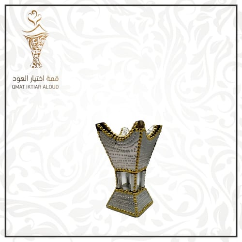 مباخر حائلية لون فضي تراثي شكل 2