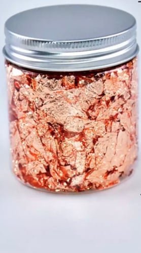 ورق ذهب مفتت متوفر 3 الوان