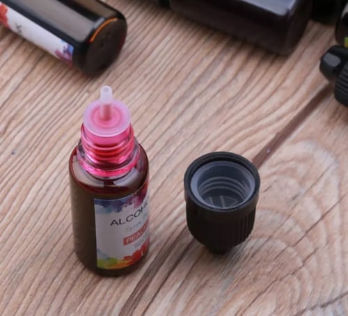 بكج 6 الوان كحوليه 10 مللي للواحد بعدد درجات