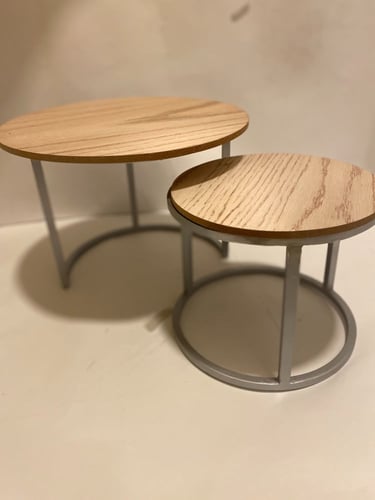 طقم حبتين ارجل صواني متوفر لونين مقاس الكبيره ارتف...