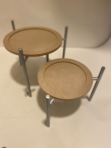 طقم حبتين ارجل صواني متوفر لونين مقاس الكبيره ارتف...