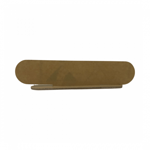 استاند اكريلك شفاف ساده مع استاند شفاف مقاس 19-4.5