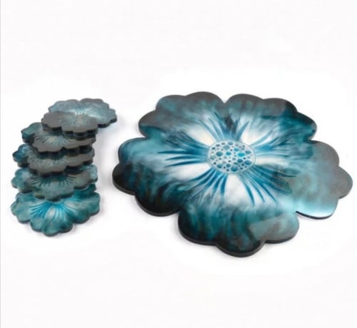 قالب قاعده شكل الورده مقاس 13 سم