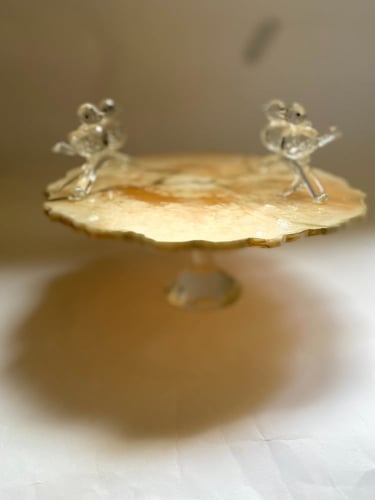 مسكات عصافير كرستال مقاس 10 سم زوجين