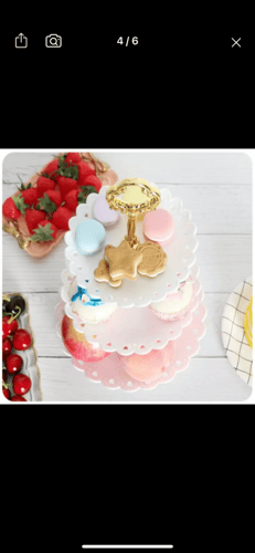 حامل كيك 3 ادوار متوفر 3 الوان