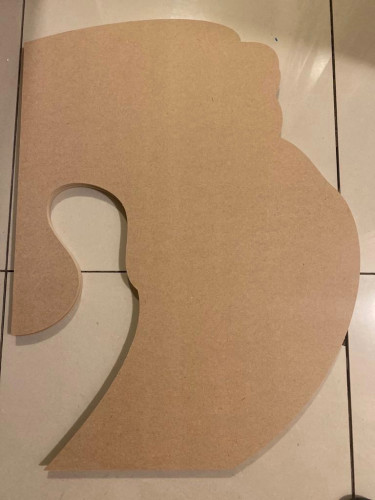 خشب mdf جاهز للاعمال الفنيه 12 ملي مقاس 60-80