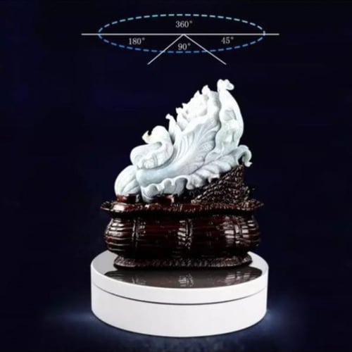 لعرض المنتجات 3 سرعات ودوران اتجاهين لون ابيض