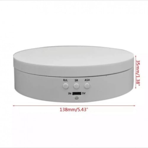 لعرض المنتجات 3 سرعات ودوران اتجاهين لون ابيض