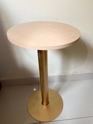 ‎ارجل طاولات ارتفاع 50 قطرها 25 متوفر 3 الوان