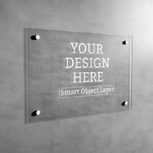 استاند اكريلك شفاف ساده مع استاند شفاف مقاس A4-A5