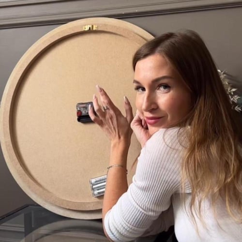 لوحات كانفس دائريه بعده مقاسات متوفره