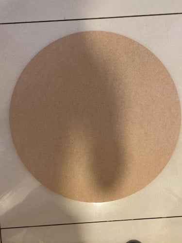 خشب دائري mdf جاهز للاعمال الخشبيه