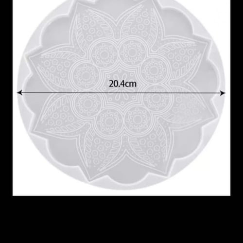 قالب الورده المزخرف