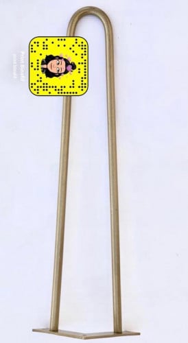 ارجل طاولات لون ذهبي بالحبه