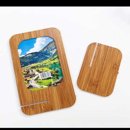 مرايا بإطار خشبي للأعمال الفنيه