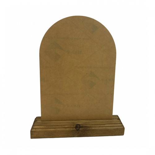 استاند اكريلك شفاف ساده مع استاند شفاف مقاس A4-A5