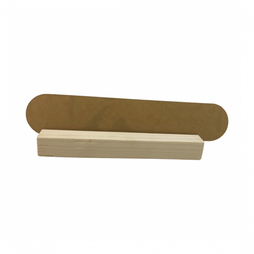 استاند اكريلك شفاف ساده مع استاند شفاف مقاس 19-4.5