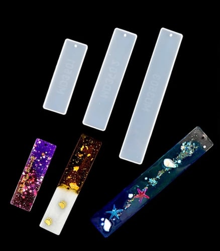 قالب فاصل كتاب مستطيل مقاس 14,5_3,5 سم