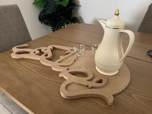 زينه او صنيه خشب mdf جاهز للاعمال الخشبيه ٩ ملي بع...