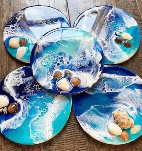 قالب كوستر دائري قطرها 13