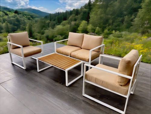 طقم جلسة خارجية ل 4 أشخاص 4PCS SOFA SET BY-25018