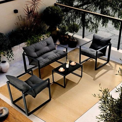 طقم جلسة خارجية ل 4 أشخاص BY-RXSET003