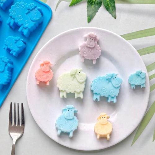 قالب خراف للشمع والشكلاته والصابون