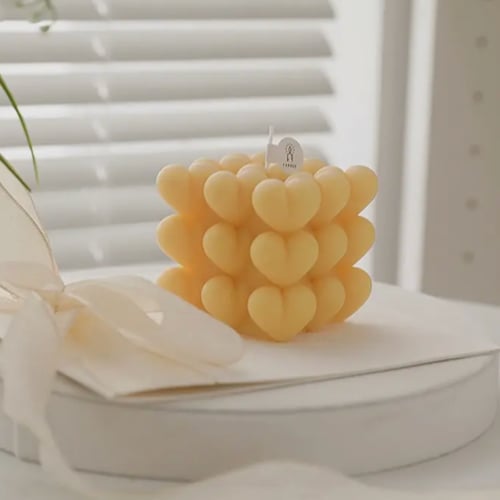 قالب سيليكون قلوب للشمع