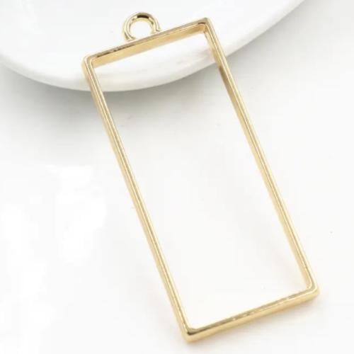 تعليقة معدنيه مستطيل ذهبي (حبه)