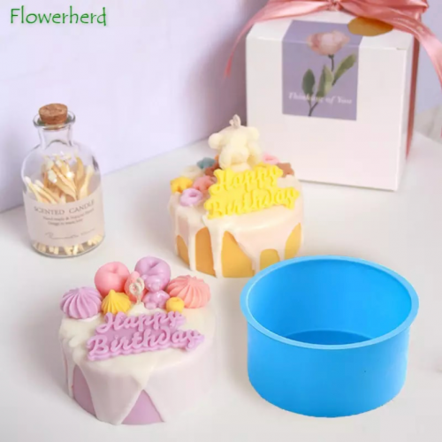 قالب كيك دائري للشمع