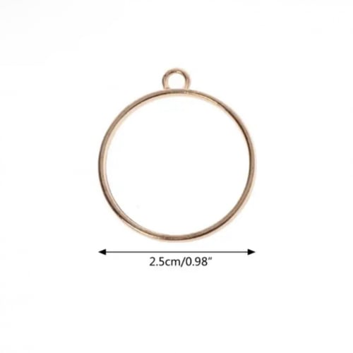 تعليقة معدنيه دائرية (حبه)