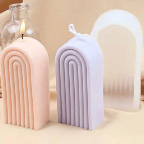 قالب سيليكون قوس للشمع