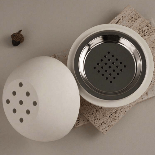 قالب مبخره مع حامل للفحم